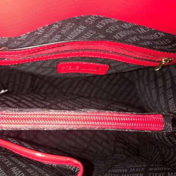 Steve Madden Red BHART Backpack w/ cardholder New